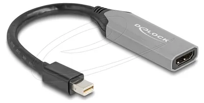 Image de Delock 64331 - DisplayPort Adapter Mini DP 1.4 Stecker auf HDMI Buchse - Adapter