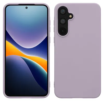 Produktbild von kwmobile Handyhülle für Samsung Galaxy A55 5G Hülle - TPU Case - Kabelloses Laden - Schutzhülle Cover in Lavendel