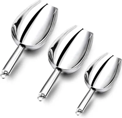 Image de Lot de cuillères à glace en acier inoxydable 340 g