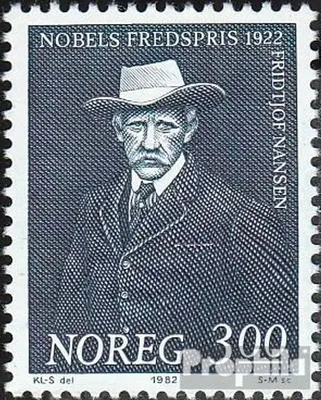 Produktbild von Briefmarken Norwegen 1982 Mi 874 (kompl.Ausg.) postfrisch Friedensnobelpreis