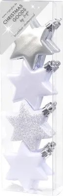 Produktbild von Inge‘s Christmas Decor 81106G220, Kugel-Weihnachtsschmuck, Weiß, 8 Stück(e), Box, 60 mm