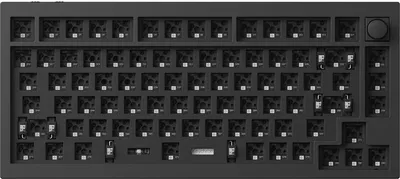 Produktbild von Keychron Q1 Max QMK/VIA Kabellose Mechanische Tastatur, Barebone, RGB, Hot-swap, Carbon Black Q1M-B1