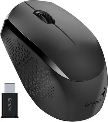 Zdjęcie produktu dla Mysz bezprzewodowa, Genius NX-8000S Type-C, czarna, optyczna, 1200DPI