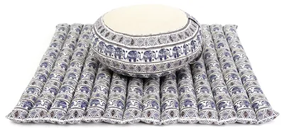 Produktbild von Leewadee Zafu & Zabuton Meditationsset 70 x 70 cm Kapok Meditationskissen