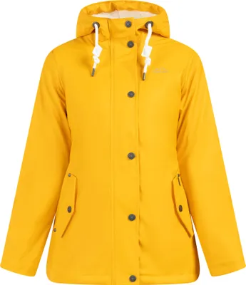 Immagine prodotto di Giacca antipioggia ICEBOUND da donna con fodera in peluche - giallo sole, XS