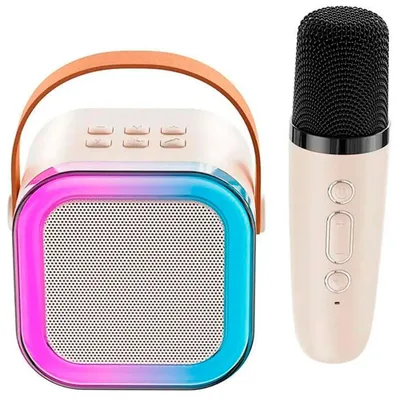 Image de Mini Karaoké Led Portable, Led Rgb, Son Clair - Basics