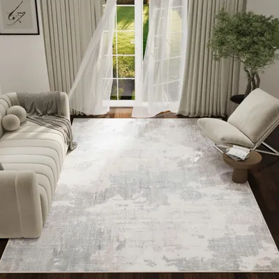 Obrázok produktu pre Koberec Tapiso ASH s krátkym vlasom, protišmykový, s potlačou, ľahko udržiavateľný, moderný 160 x 230 cm
