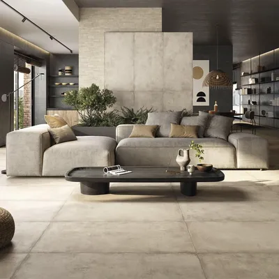 Produktbild von CASA39 Fliesen Betonoptik Beige 120x120 cm La Fabbrica Ava Hurban
