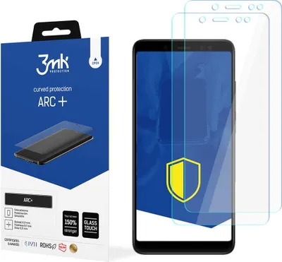 Produktbild von 3mk Display Schutzfolie ARC+ für Xiaomi Redmi Note 5 Pro  0,17mm Self-Heal (2 Stück)