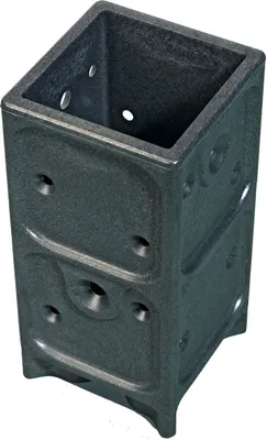 Produktbild von Aufschraubhülse für Holzpfosten 7x7cm Pfostenanker Pfostenanker – 1 Stück