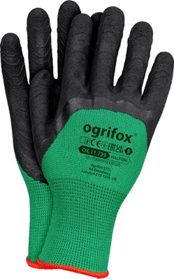 Latex Schutzhandschuhe Grün-Schwarz Größe 9, 240 Paar