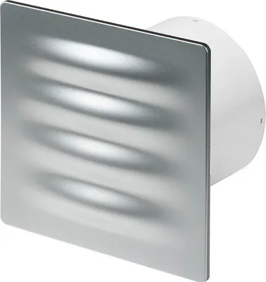 Produktbild von Wohnraumlüfter Lüfter Badlüfter Deckenlüfter Ventilator Badventilator Ø 100 mm Feuchtesensor / Hygrostat silber satiniert