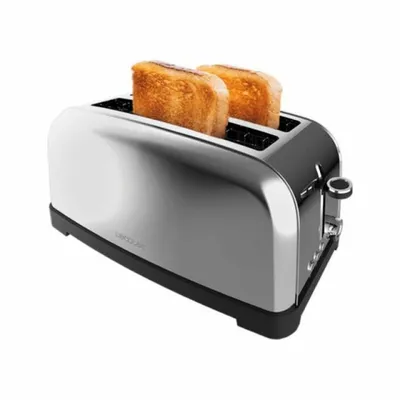 Obrázek produktu pro Cecotec Toastin' time 1500, 4 krajíců, Nerezová ocel, Nerezová ocel, Knoflíky, Páčka, Otočné, 1500 W