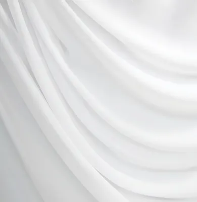 Produktbild von Chiffon Stoff Meterware 280 cm Breite, Natur Weiß