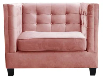 Image de Chesterfield groupe 6 pièces garniture Lounge Clubsessel Luxus Polster Fauteuil rose