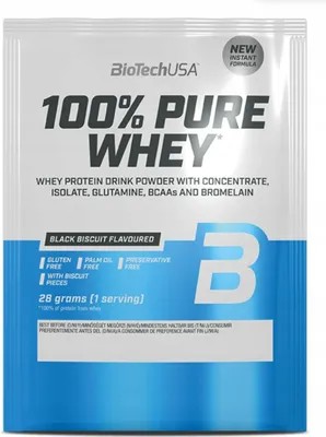 Produktbild von BioTech USA 100% reine Molke 28g Keksgeschmack