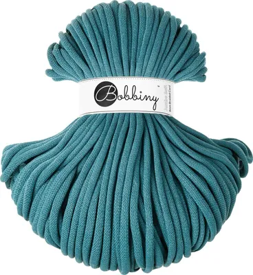 Obrázok produktu pre Bobbiny Jumbo 8 mm 100 m Teal Špagát