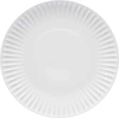 Produktbild von Flache Schale, 30 cm, weiß, Ribby, tschechisches Porzellan, G. Benedikt