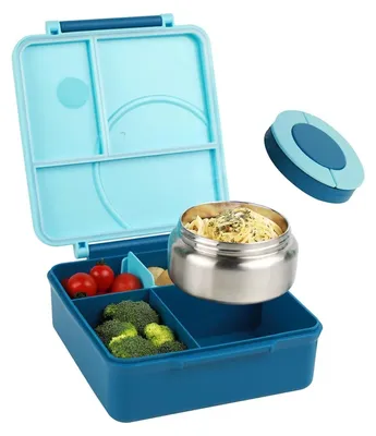 Zdjęcie produktu dla Izolowany lunchbox z przegródkami na posiłki