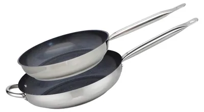Image de Set de 2 Poêles 28 et 32 cm céramique sans  Profi Therm Platinum Elo