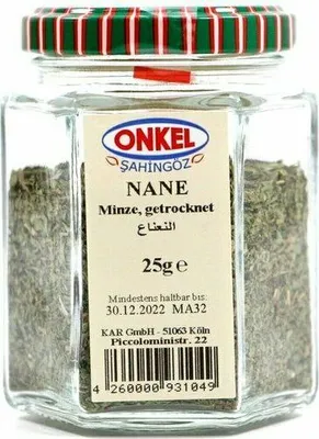 Produktbild von Onkel Sahingöz Minze, getrocknet 25g