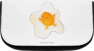 Produktbild von Mr. & Mrs. Panda Organizer Spiegelei Ei - Weiß - Geschenk, Beautybag, Kulturbeutel, Glücklich, Liebe, Tag, Waschbeutel, Lustige Sprüche, Kosmetiktasche, kosmetiktäschchen