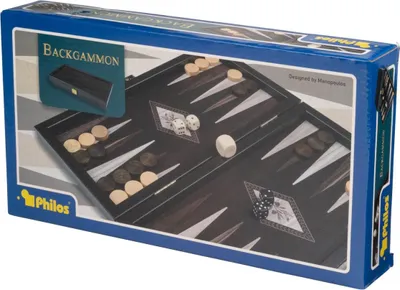 Produktbild von Philos Backgammon Spiel Kassette Skariana Klein Reisespiel