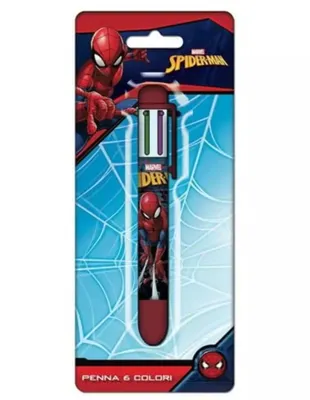 Produktbild von Spiderman 6-Farben Stift/Kugelschreiber mit Bildmotiv