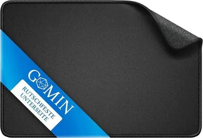 Produktbild von Famanu Gaming Mauspad 28 x 20 cm - Antirutsch, für PC und Laptop, ideale Bürounterlage - Schwarz