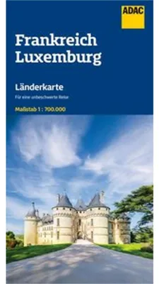 Produktbild von ADAC Länderkarte Frankreich, Luxemburg 1:700.000