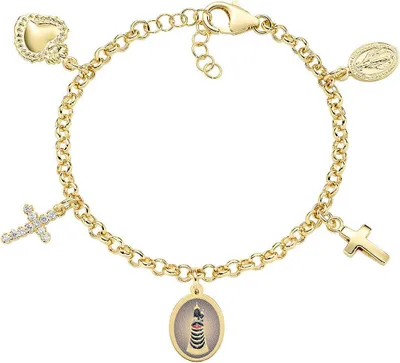 Immagine prodotto di Bracciali con ciondoli Charms Amen Collezione Oro Devozione - donna