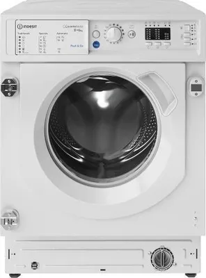 Produktbild von Einbau Waschtrockner INDESIT BIWDIL861485EU, 8/6 kg, 1400 U/min, Induktion, Weiß, L60cm