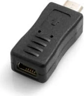 Produktbild von SYSTEM-S Mini USB Eingang auf Micro USB Stecker Adapter Adapterstecker Converter