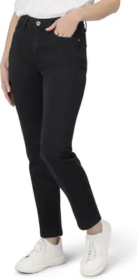 Produktbild von Stooker Women ZERMATT THERMO Damen 5-Pocket-Jeans Straight Fit 44 (Länge 30) black denim