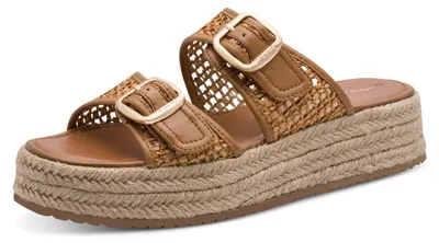 Produktbild von Tamaris Plateau Pantoletten Damen 32313932343839 Braun 42 EU