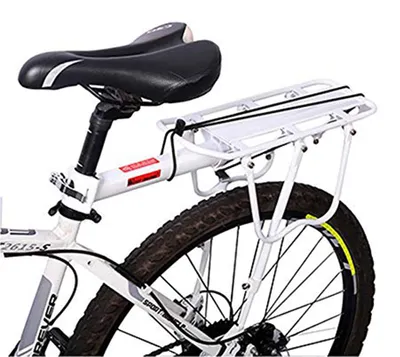 Produktbild von Gepäckträger für Mountainbikes, Sattelstützenzubehör, Tragkraft 50 kg, weiß