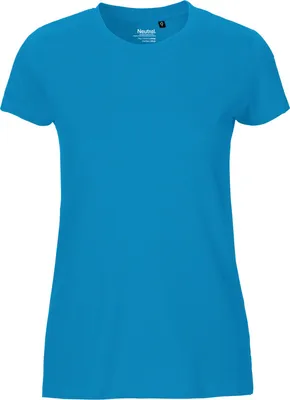Immagine prodotto di Neutral O81001 | donna Maglietta aderente / 100% cotone equosolidale - Colore: Sapphire - Taglia: L