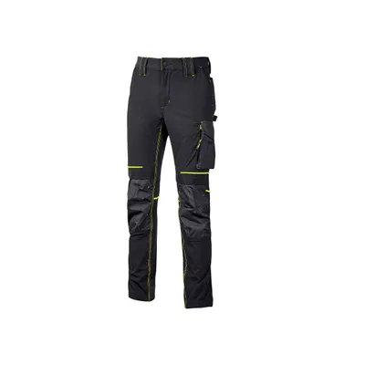 Produktbild von U-Power Bundhose Atom Long Arbeitshose 4-Wege Stretch, Farbe:black carbon, Größe:2XL