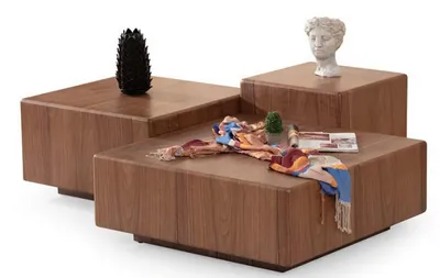 Obrázek produktu pro Sada 3 konferenčních stolků moderní design stůl