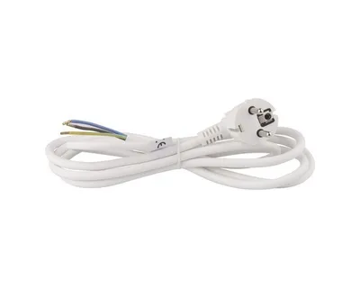 Obrázek produktu pro Napájecí kabel Emos Flexo šnůra 3x0,75-H05VV-F 2m bíla