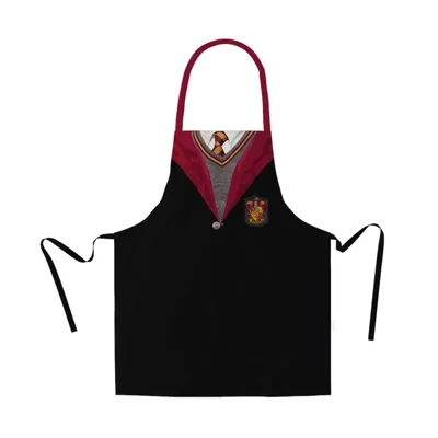Immagine prodotto di SD TOYS Grembiule nero Hogwarts Harry Potter Crest nero, Unisex Adulti