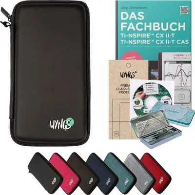 Produktbild von CALCUSO Zubehör Streberpaket Schwarz kompatibel für Grafikrechner TI Nspire CX II-T /CX II-T CAS