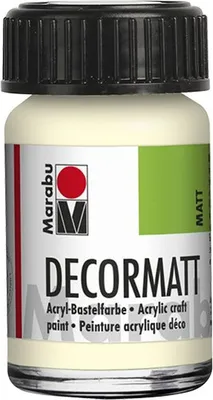 Produktbild von Marabu 1401 39 271 Decormatt Acryl, Elfenbein 271, 15 ml