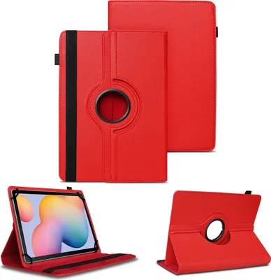 Produktbild von Tablet Hülle für Samsung Galaxy Tab A7 10.4 360° Drehbar Case Cover Stand SchutzFarben:Rot