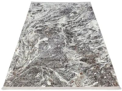Obrázek produktu pro Obdélníkový koberec 80x150 cm STEFANO - bílý / zlatý