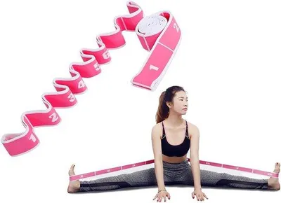 Image de 2 paires de bandes d'entraînement pour filles, pour le fitness, la danse, le Pilates, la gymnastique et le yoga