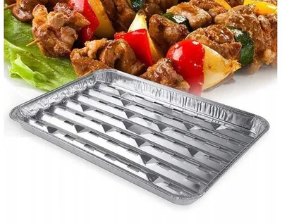 Zdjęcie produktu dla Tacki do grillowania 34 x 23 cm 4 szt