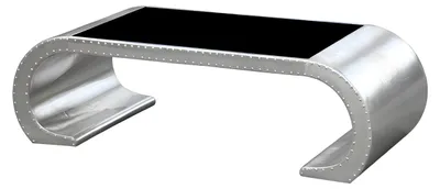 Image de Aviator Table basse vintage style avion Table d'appoint Table de salon Nouveau