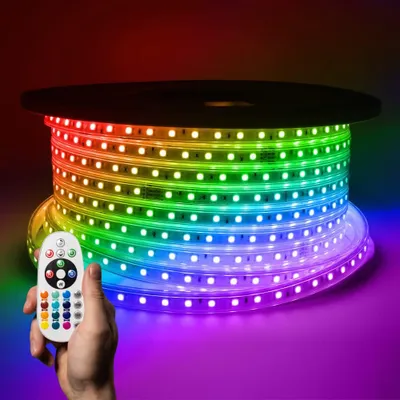 Produktbild von hoftronic LED Streifen Flex60 RGB 25 m 200 W IP65 60 LEDs/m