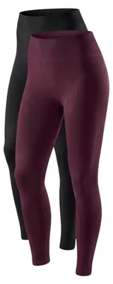 Produktbild von Thermoleggings Damen Skiunterwäsche 38 bis 50 Komfortbund angeraute Leggings